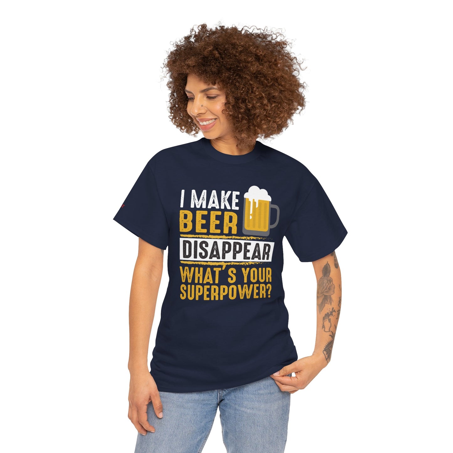 Unisex Beer Superpower Tee | Funny T-Shirt for Beer Lovers