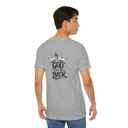 Faith Graphic Tee — 'God Got My Back' Christian T-Shirt