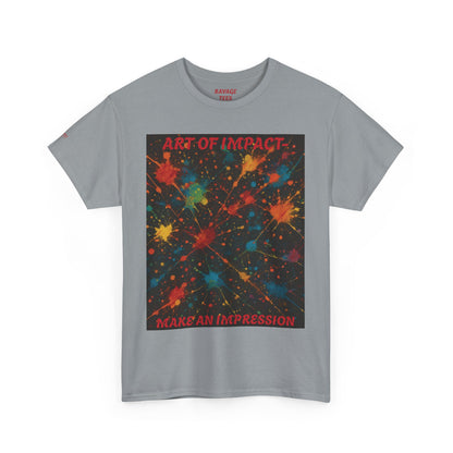 Art of Impact Unisex Heavy Cotton Tee | Bold Graphic T-Shirt, Casual Wear