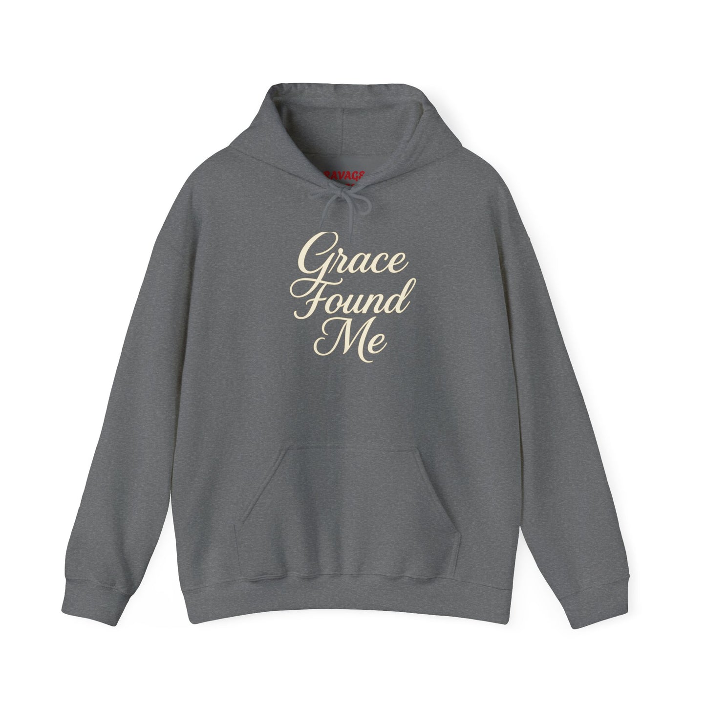 Grace Found Me Unisex Hoodie – Inspirational Christian Sweatshirt, Faith-Based Apparel, Cozy Casual Wear, Perfect Gift for Friends and Believers