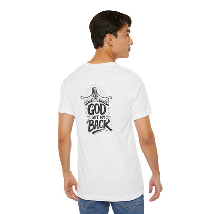 Faith Graphic Tee — 'God Got My Back' Christian T-Shirt