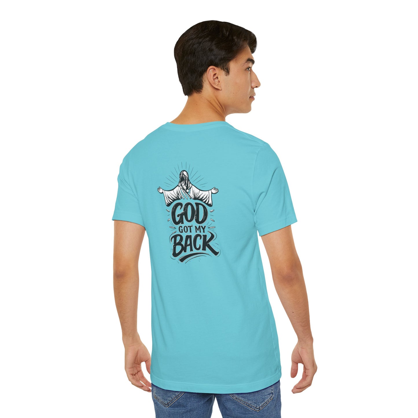 Faith Graphic Tee — 'God Got My Back' Christian T-Shirt