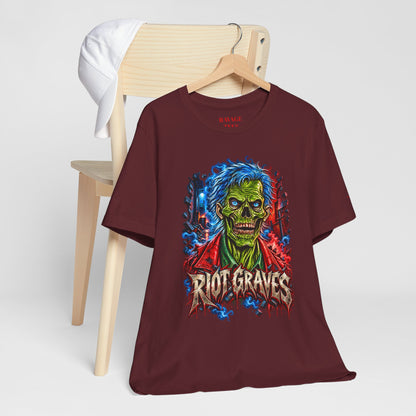 Riot Graves Skull Graphic Tee
