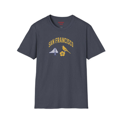 SAN FRANCISCO Vibes Unisex T-Shirt – Casual Summer Tee, Beachwear, Travel Outfit, Vacation Style, Gift for Him or Her