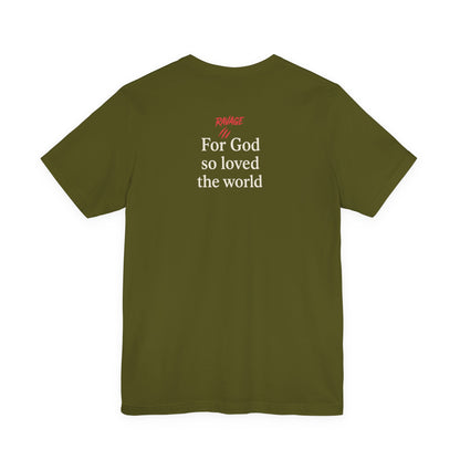 **JOHN 3:16 Faith-Inspired Unisex Tee – Christian Scripture T-Shirt, Religious Apparel, Inspirational Gift, Bible Verse Faith Shirt**