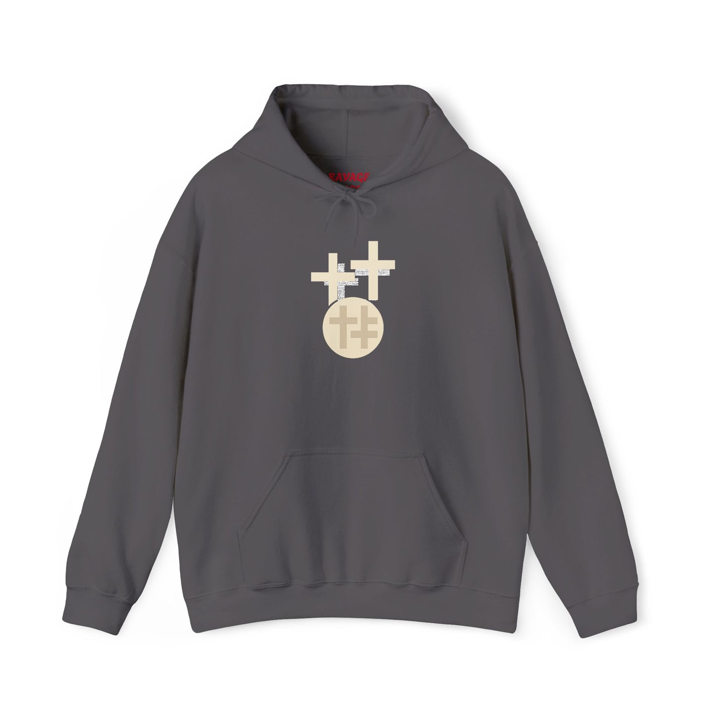 Calvary Cross Unisex Hoodie – Faith-Based Apparel, Christian Symbol Tee, Everyday Casual Wear, Inspirational Gift