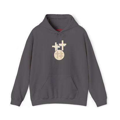 Calvary Cross Unisex Hoodie – Faith-Based Apparel, Christian Symbol Tee, Everyday Casual Wear, Inspirational Gift