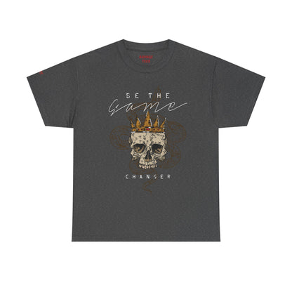 Be The Game Changer. Stylish Skull Graphic Tee for Casual Wear
