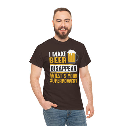 Unisex Beer Superpower Tee | Funny T-Shirt for Beer Lovers