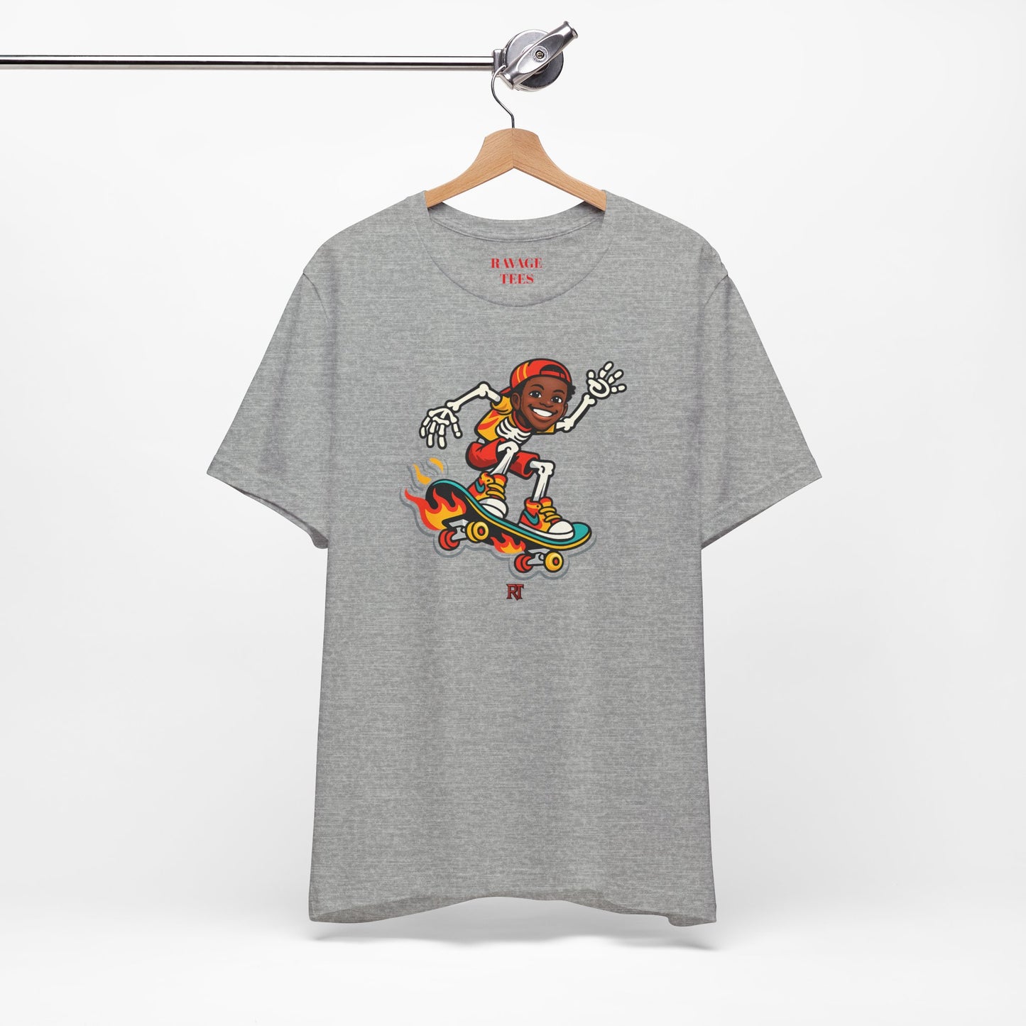 Skateboard Skeleton Tee