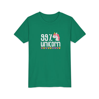 99% Unicorn Youth Tee - Fun & Whimsical Shirt for Kids
