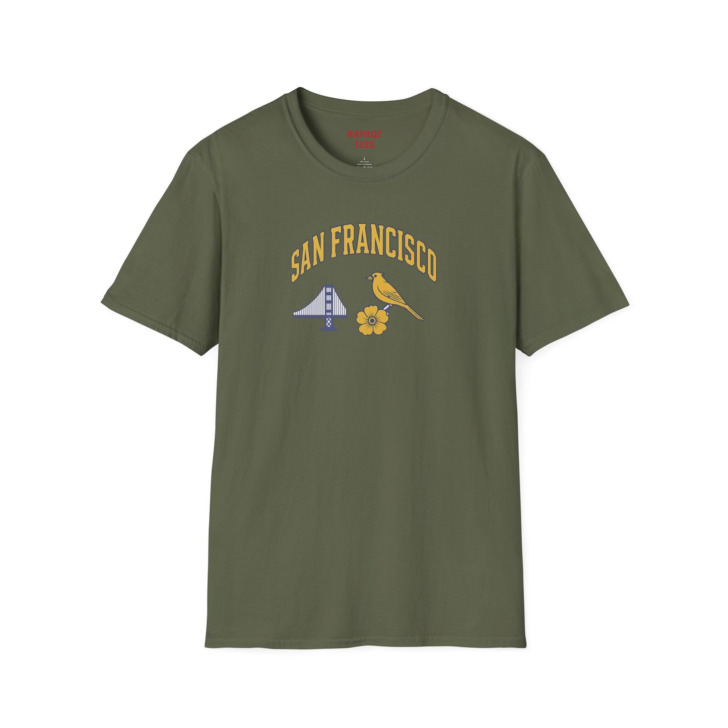 SAN FRANCISCO Vibes Unisex T-Shirt – Casual Summer Tee, Beachwear, Travel Outfit, Vacation Style, Gift for Him or Her