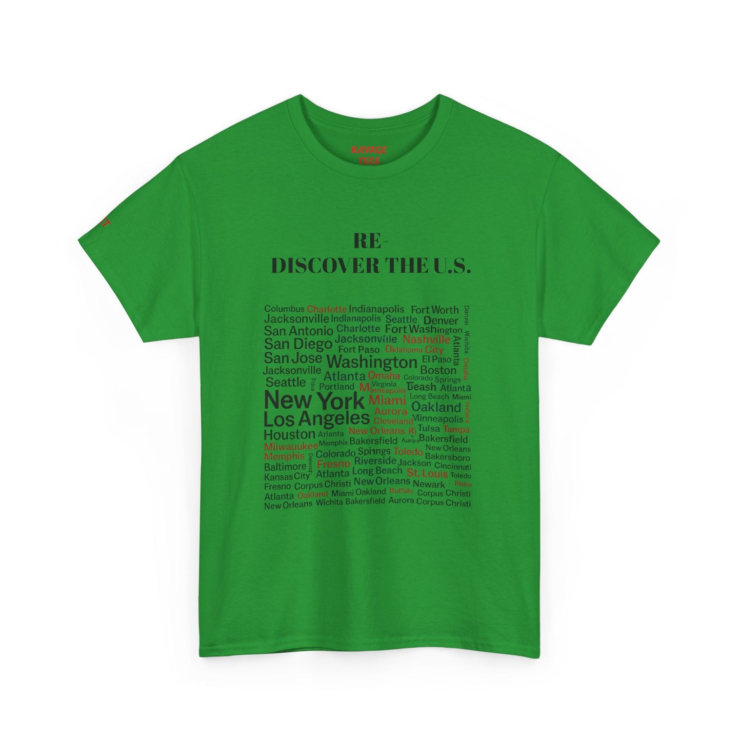 Re-Discover the U.S. Travel T-Shirt, Adventure Tee, USA Discovery Shirt