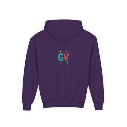 Kids Good Vibes Hoodie – Fun Graphic Sweatshirt with Positive Message, Cozy Casual Outfit, Birthday Gift for Children