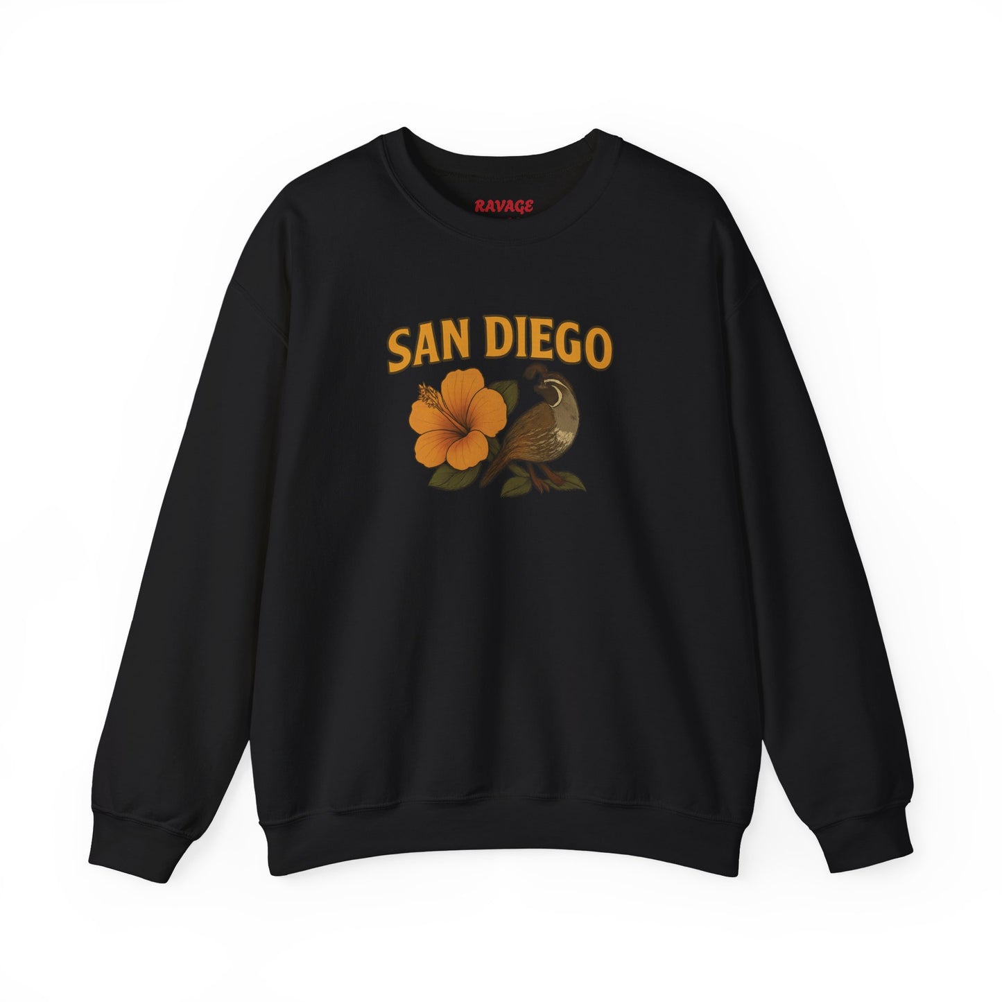 RAVAGE San Diego City Vibe Unisex Crewneck Sweatshirt