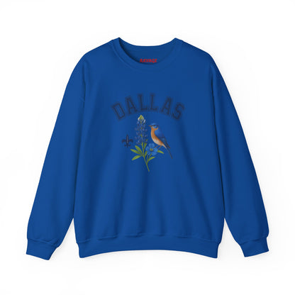 RAVAGE Dallas Vibe Unisex Crewneck Sweatshirt-Cozy Street Wear
