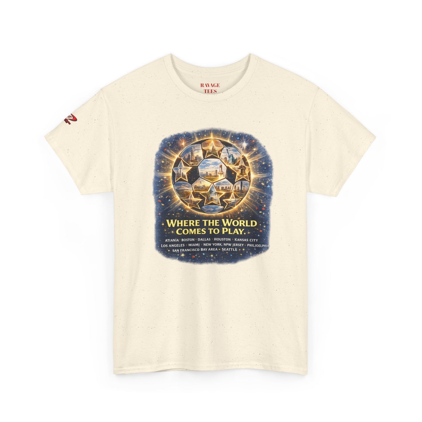 World Cup 2022 T-Shirt — "Where the World Comes to Play"