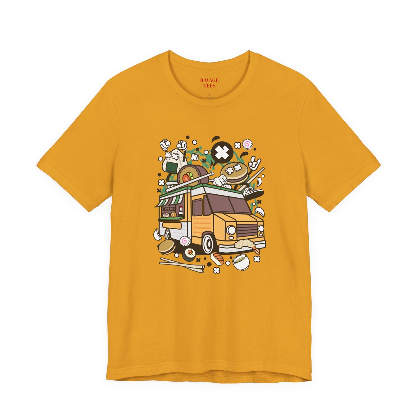 Cute Vintage Street Food Van Tee