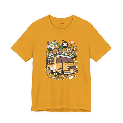 Cute Vintage Street Food Van Tee
