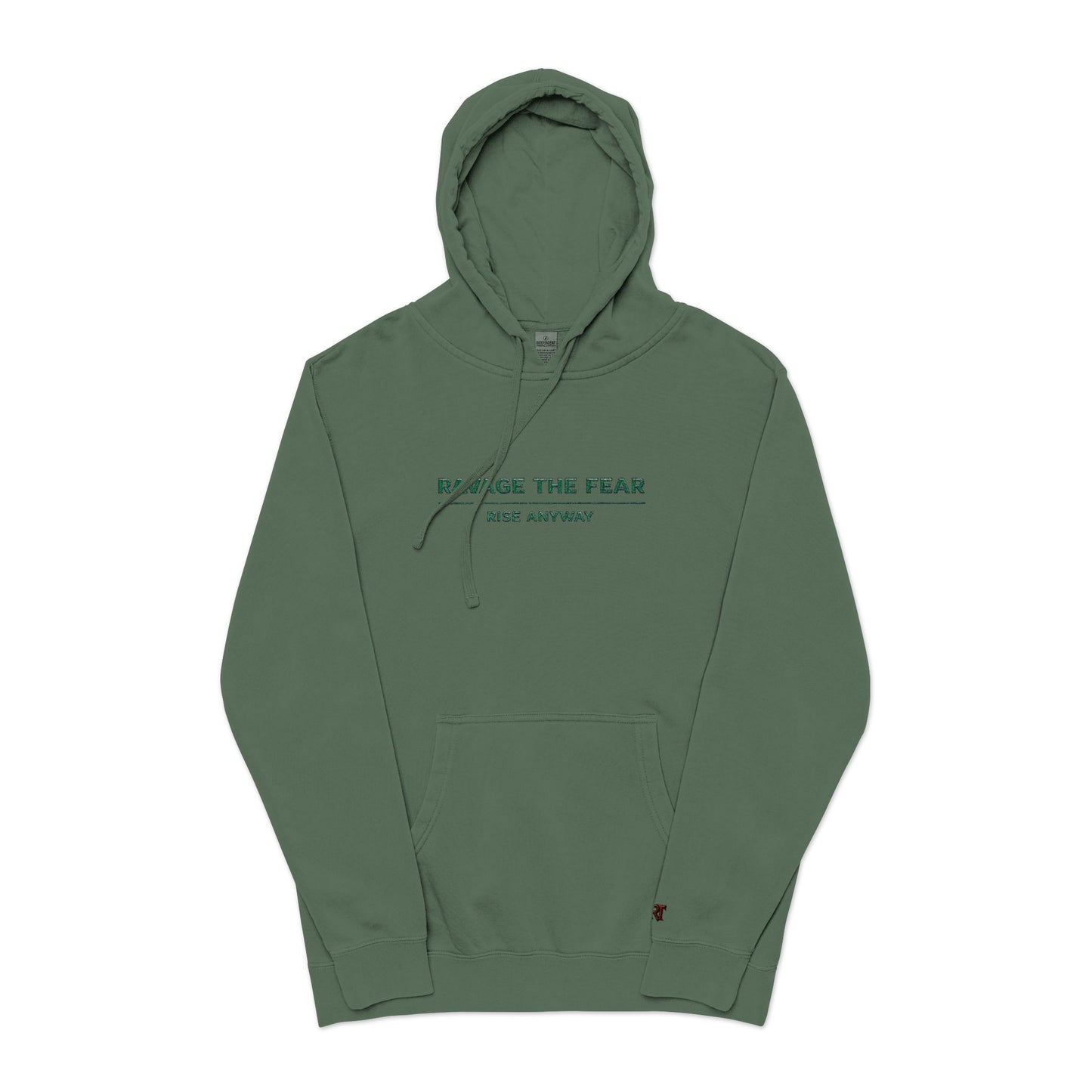 "Explore the Coast" Embroidered Pigment-Dyed Pullover
