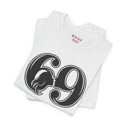 69 Retro Swirl Number Tee