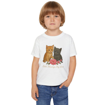 Cute Kittens with Rose "Little Blessings, Big Love"