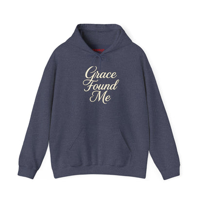 Grace Found Me Unisex Hoodie – Inspirational Christian Sweatshirt, Faith-Based Apparel, Cozy Casual Wear, Perfect Gift for Friends and Believers