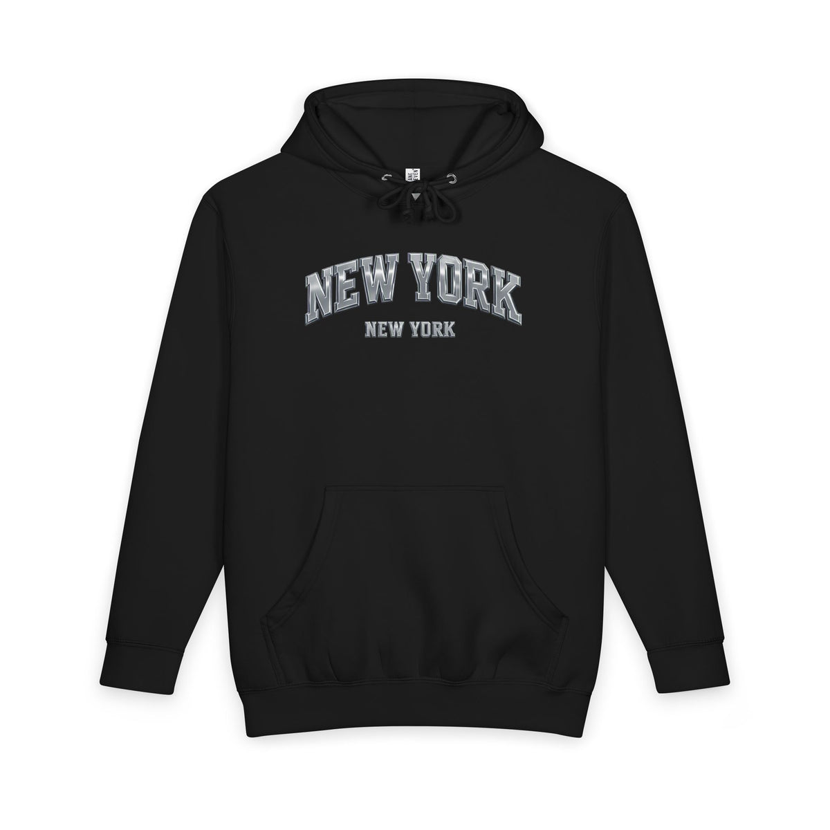 New York Arch Logo Hoodie — Vintage Collegiate Pullover