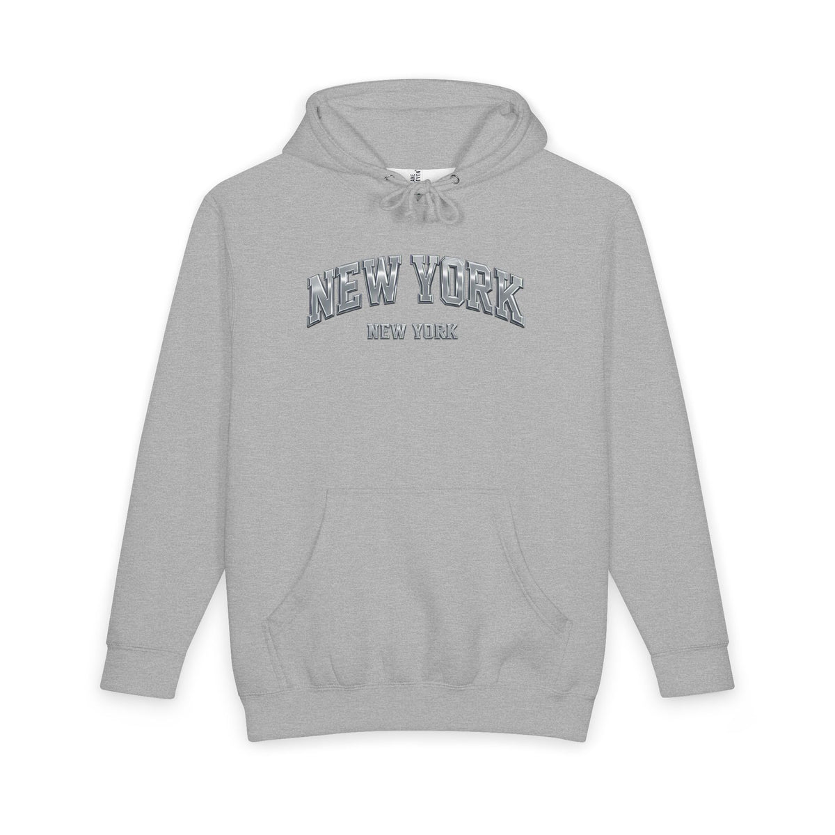 New York Arch Logo Hoodie — Vintage Collegiate Pullover