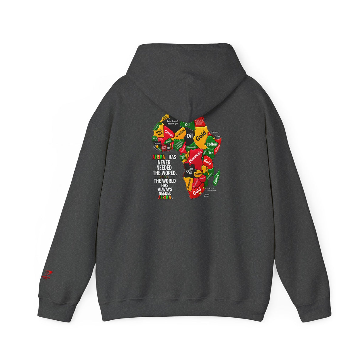 Afrika Map Hoodie – African Pride Pullover Sweatshirt
