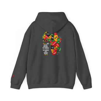 Afrika Map Hoodie – African Pride Pullover Sweatshirt