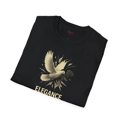 RAVAGE "Elegance Carved in Chaos" Graphic Unisex T-Shirt-Cozy Street Wear