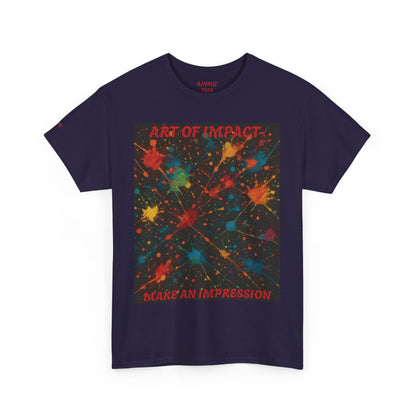 Art of Impact Unisex Heavy Cotton Tee | Bold Graphic T-Shirt, Casual Wear