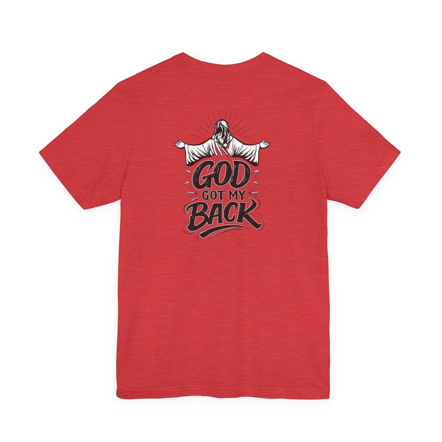 Faith Graphic Tee — 'God Got My Back' Christian T-Shirt