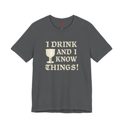 Funny Drinking Quotes Tee | Unisex Party T-Shirt | Alcohol Humor
