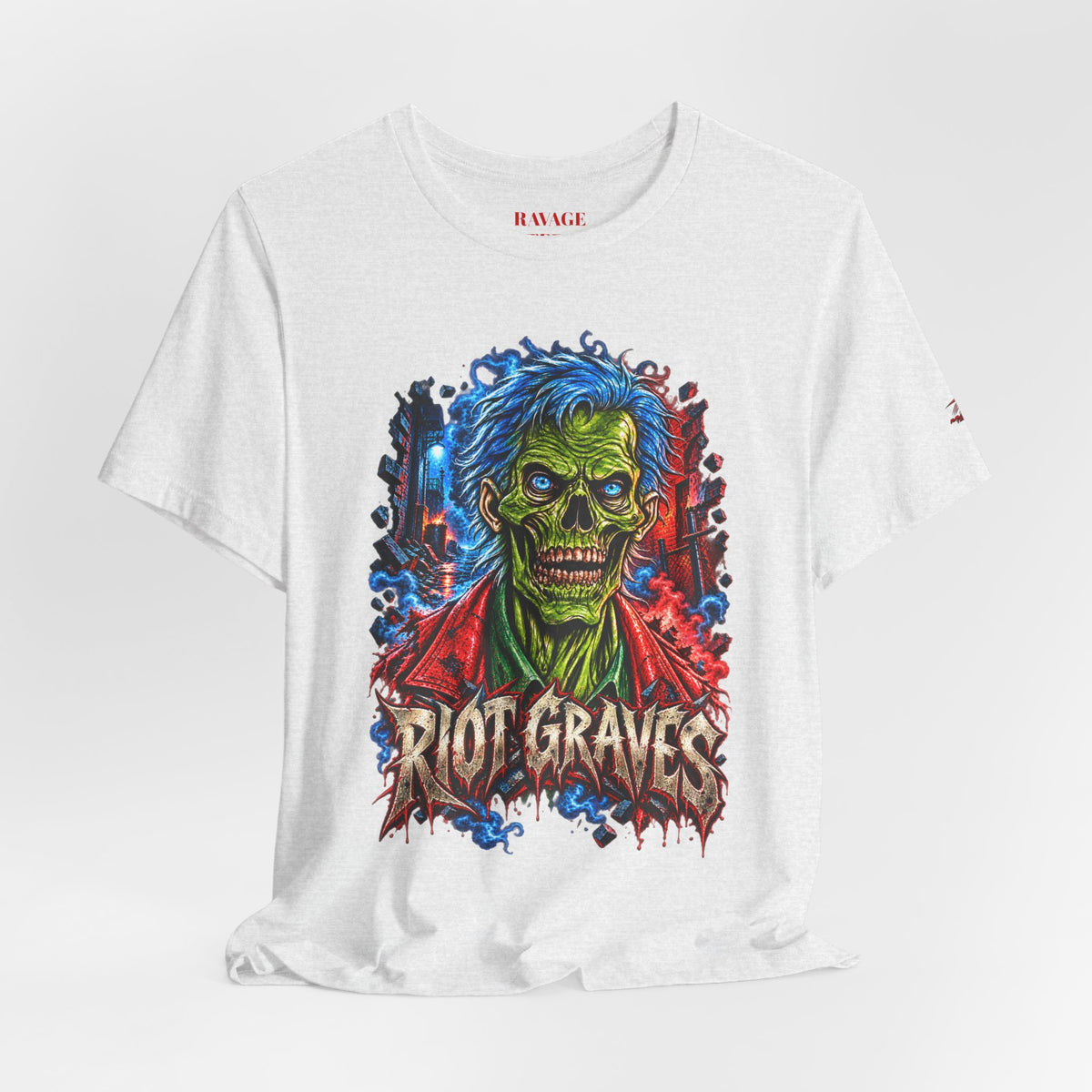 Riot Graves Skull Graphic Tee