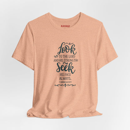 Seek His Guidance Tee: Inspirational Faith Quote Unisex T-Shirt