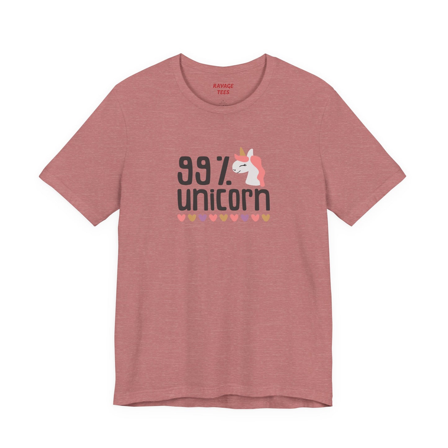 99% Unicorn Tee: Funny, Whimsical Graphic T-Shirt for All Ages