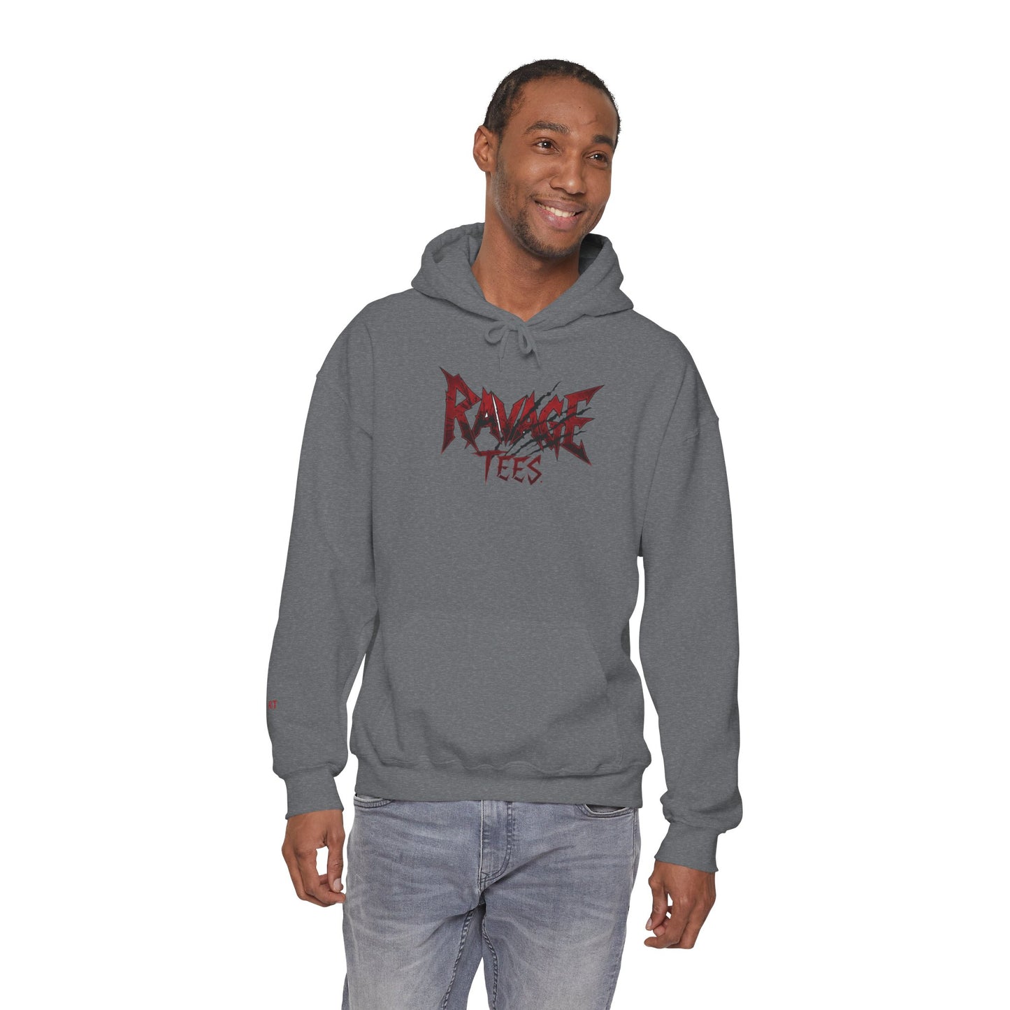 Black Tiger & Rose Graphic Hoodie