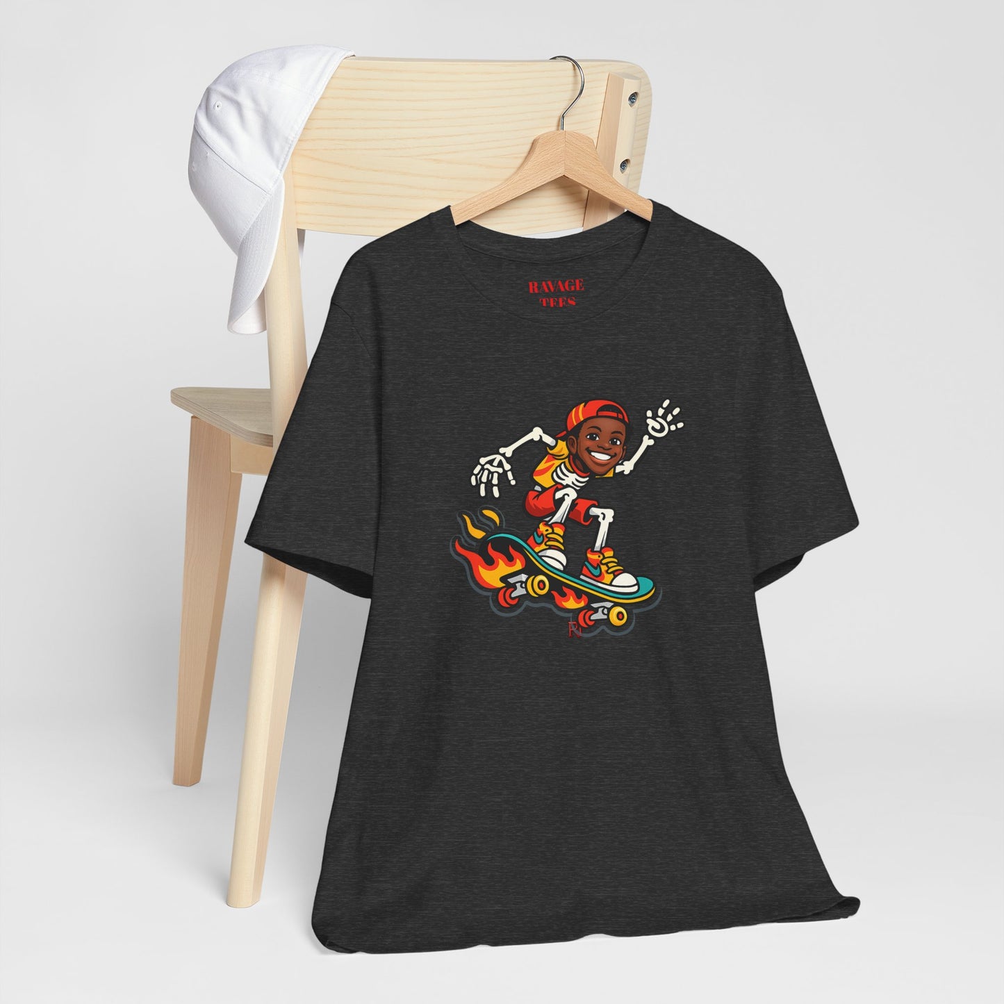Skateboard Skeleton Tee