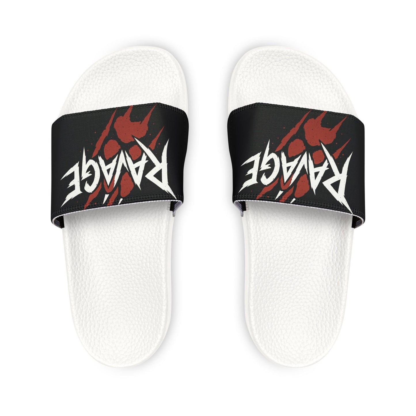 RAVAGE TEES Men's Removable-Strap Sandals/Slides