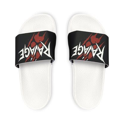 RAVAGE TEES Men's Removable-Strap Sandals/Slides