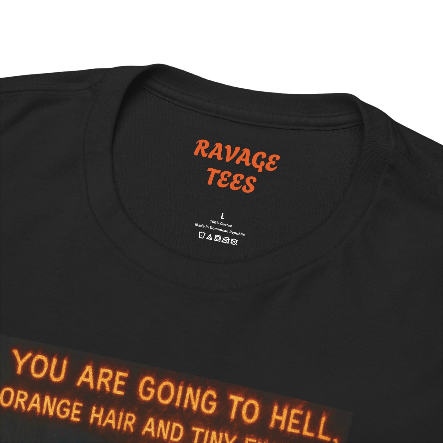 Hellbound Unisex Heavy Cotton Tee, Gothic t-shirt, Horror fan apparel, Funny gift for Halloween, Unisex graphic tee, Spooky t-shirt