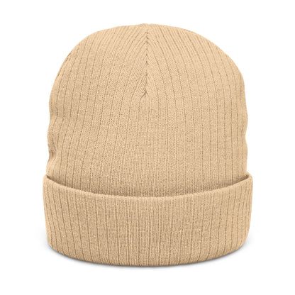 Embroidered Ribbed Beanie — SHUTTIEMAN EST 2001 Knit Hat