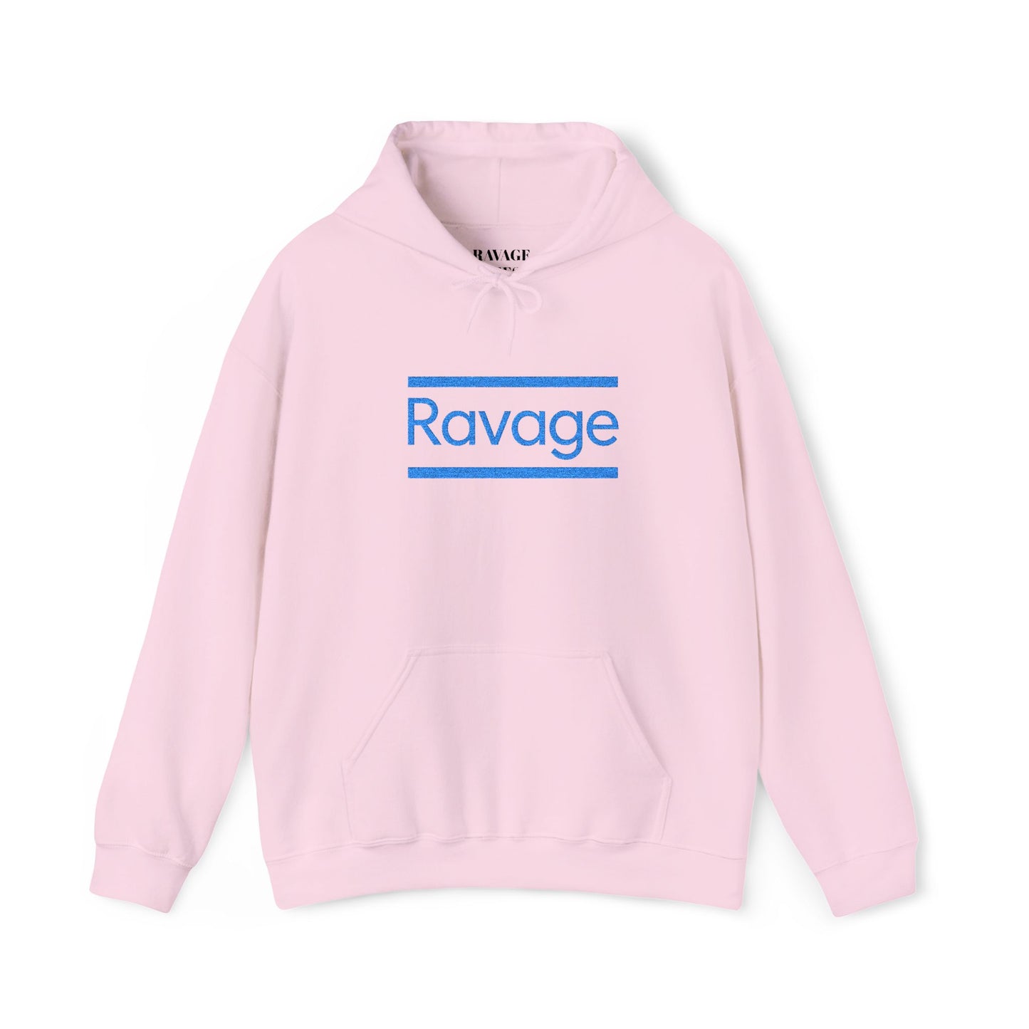 Ravage Blue Embroidered Hoodie