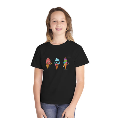 Cool Ice Cream Youth Tee: Fun Midweight Summer T-Shir