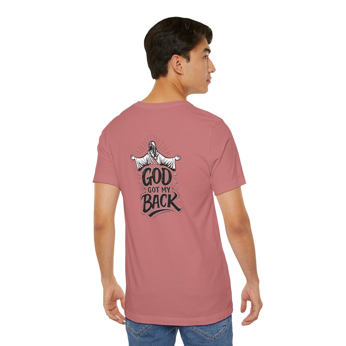 Faith Graphic Tee — 'God Got My Back' Christian T-Shirt
