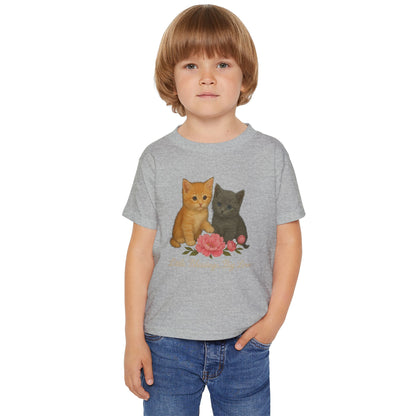 Cute Kittens with Rose "Little Blessings, Big Love"
