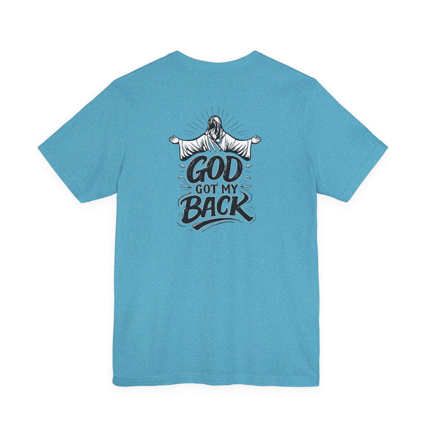 Faith Graphic Tee — 'God Got My Back' Christian T-Shirt