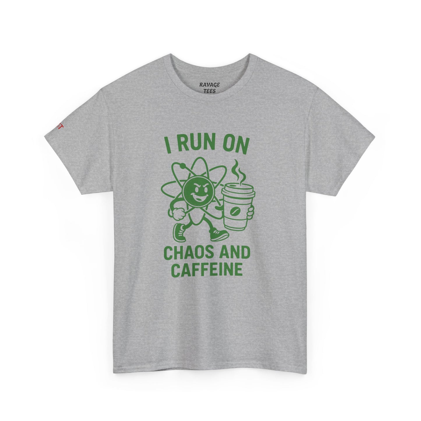 Caffeine Chaos Tee - Fun Unisex Shirt for Coffee Lovers